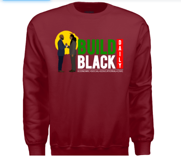 Build Black Daily - Classic Men Crewneck Sweater