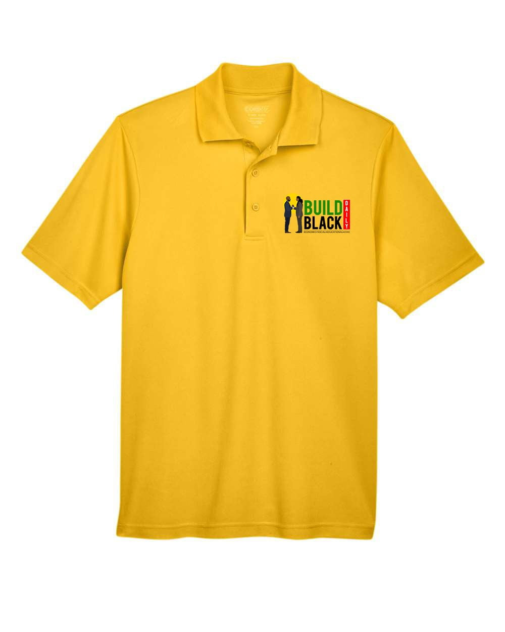 Build Black Daily Classic Men Polo