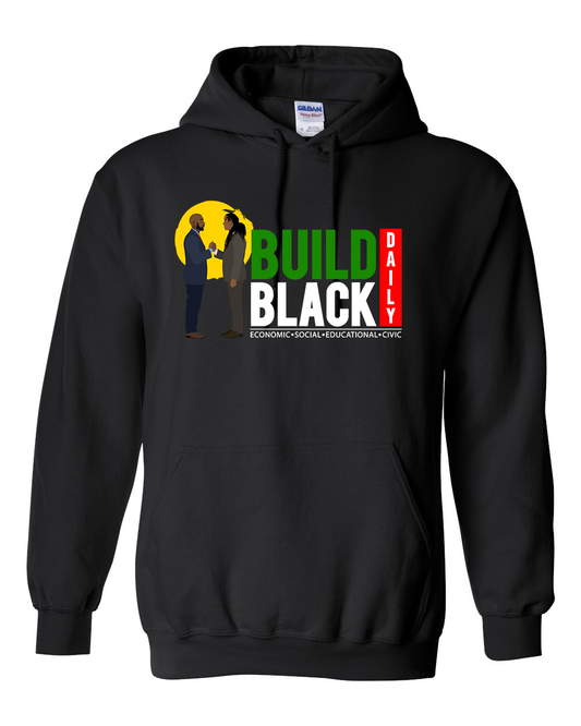 Build Black Daily - Classic Hoodie Sweater