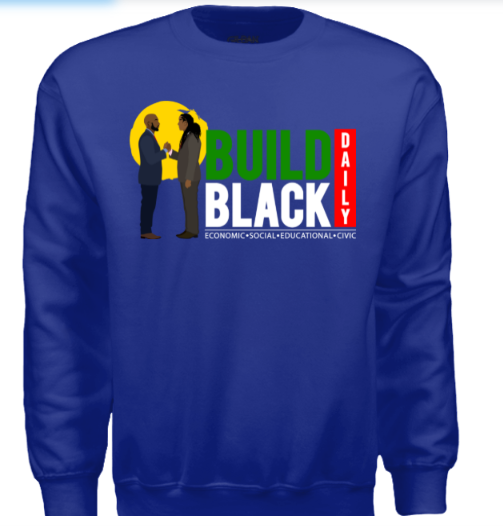 Build Black Daily - Classic Men Crewneck Sweater