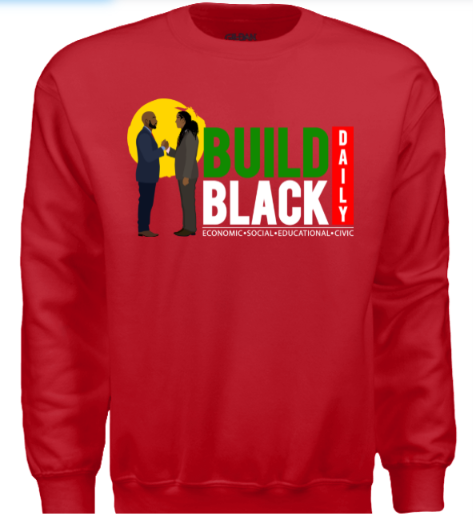 Build Black Daily - Classic Men Crewneck Sweater