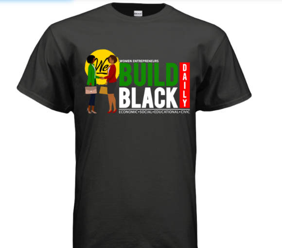 Women Entrepreneurs Build Black Daily Tee